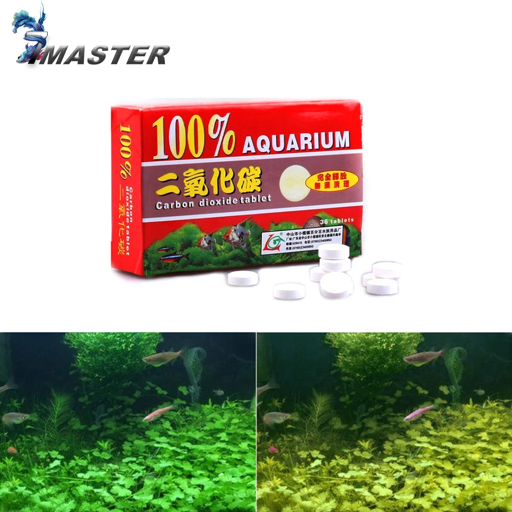 CO2 Dioxide Aquarium Tablet Carbon dioxide Aquatic Fish Tank Live Planted Diffuser Water Moss Float Grass Hydroponic Pet Supply