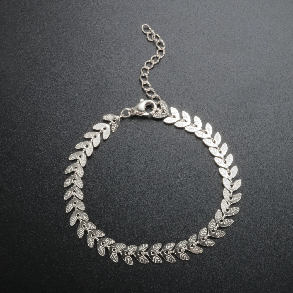 PVD Plated Stainless Steel Jewelry Tree Pattern Bracelet Women Silver Gold Color Bracelet image 4