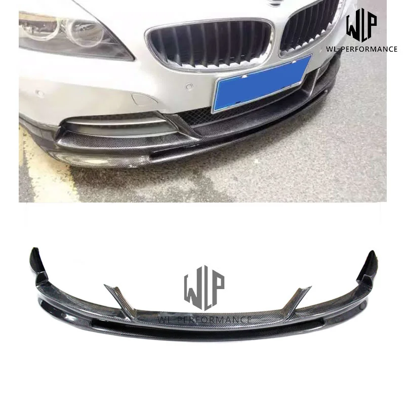 E89 High Quality Carbon Fiber Front Lip Splitter Car Styling for Bmw Z4 E89 Car Body Kit 2009-2016