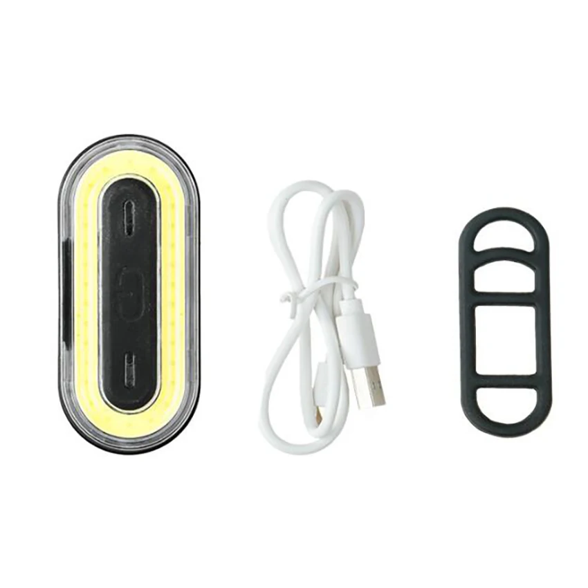 1 Set Mini spie di sicurezza fanale posteriore per bici 6 modalità Flash luci a LED spia di avvertimento ricarica USB lampada da notte per bicicletta torcia elettrica
