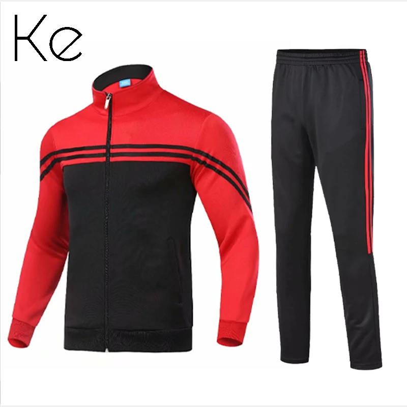 

KE519 new Autumn men and women tracksuit couple sports suit long-sleeved jacket student class uniform school sport set