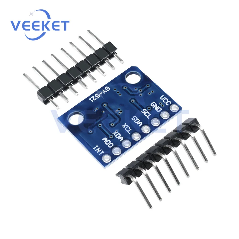 1-10Pcs GY 521 MPU-6050 3 Axis Analog Gyroscope Sensors Module MPU6050 3 Axis Accelerometer Board for Arduino DIY