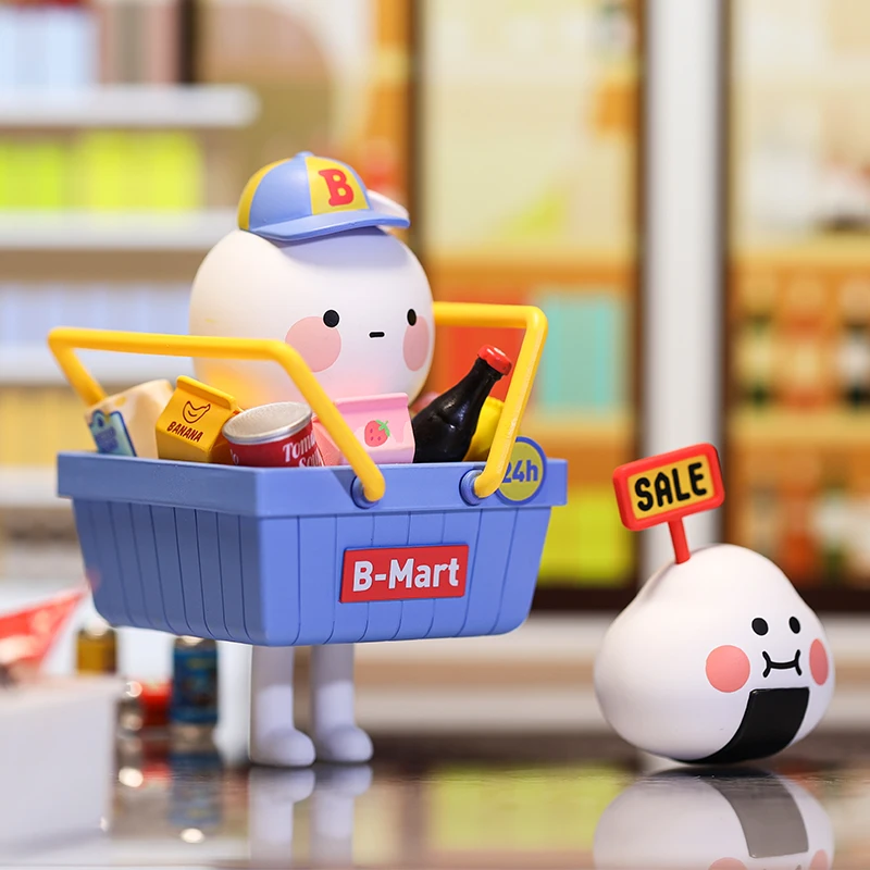 POP MART BOBO e COCO Série Blind Box Toys, Action Figure, Presente de Aniversário, Brinquedo Infantil, Mystery Box, Uma Pequena Loja, 1Pc, 12 Pcs, Frete Grátis