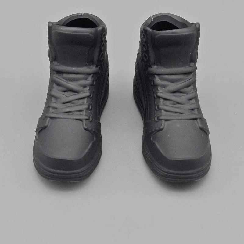 

Best Sell Scale 1/6th Modern Fashion Black Shoes Hollow Boots For Usual 12 inch Doll Figures Accessories