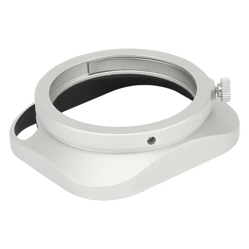 Haoge LH-M36W Square Metal Lens Hood Hollow Out Designed with Cap for Leica Summicron 35mm f2, ASPH and Elmarit-M 28mm f2.8 ASPH