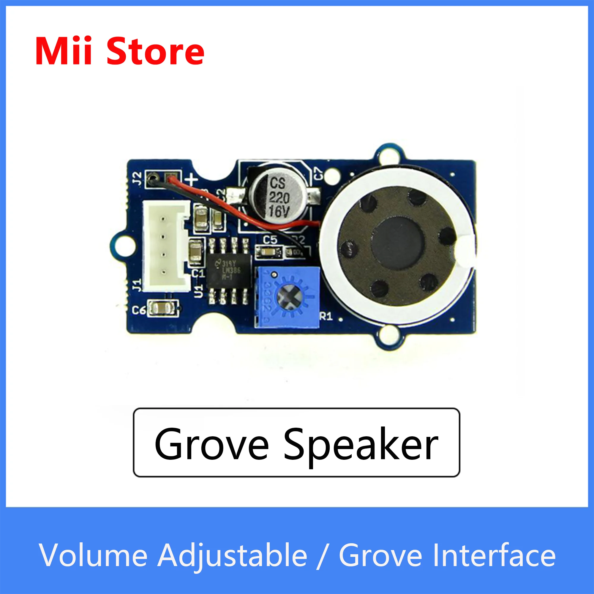 Grove Speaker sound output module small speaker speaker with adjustable resistance arduino