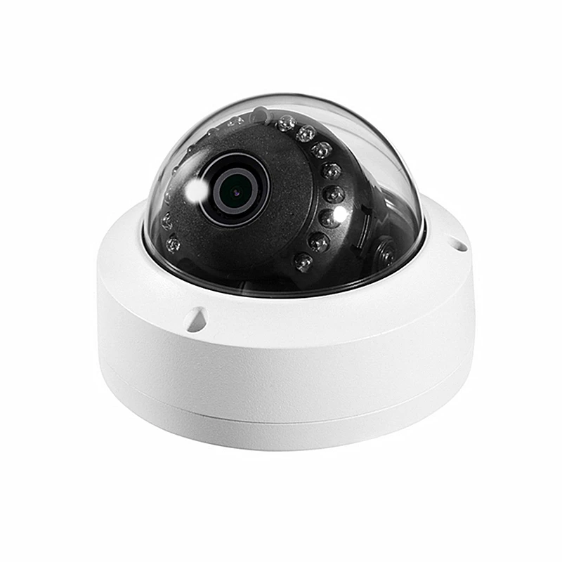 Vandalproof 5MP Video Camera AHD Full HD 1080P 4MP OSD Cable Metal Home Security Indoor Fisheye 180 Degree CCTV Infrared Camera