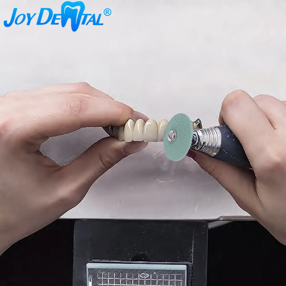 JOYDENTAL Dental Lab Ceramic Bonded Grinder with Diamond 2.35mm Medium Zirconia Porcelain Polisher