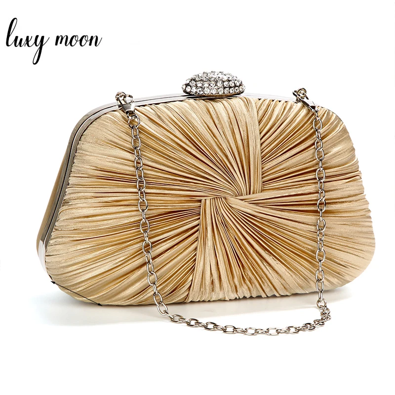Embreagem de festa prateada para mulheres, bolsa de mão feminina, bolsa de casamento, embreagens de noite, luxo, prata, ZD1007