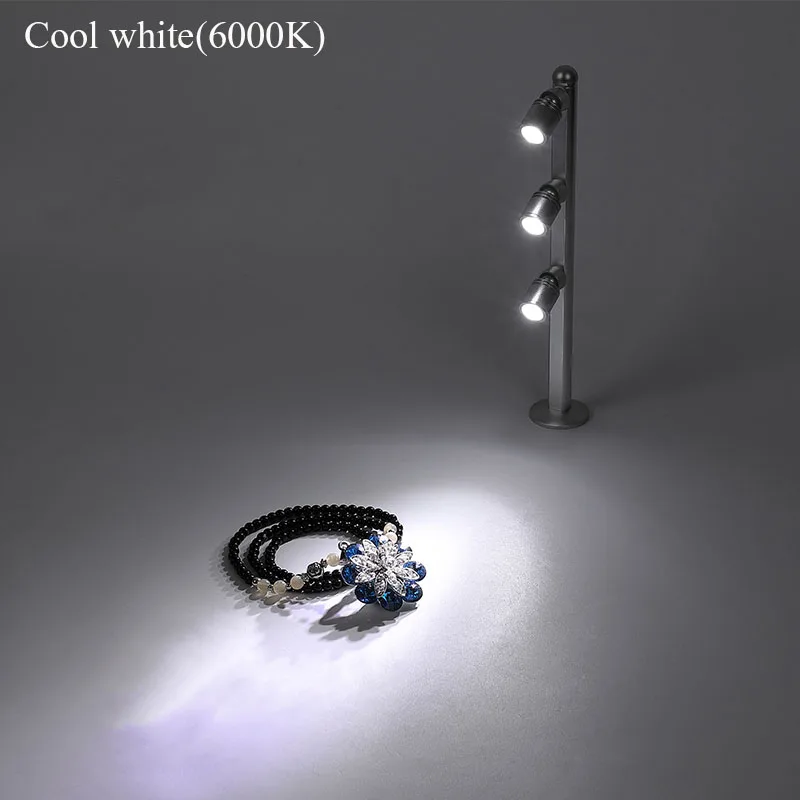 LED Under Cabinet Light Showcase Small Mini Spotlight Universal Adjustment For exhibit Collection Jewelry Watch Shop Show window