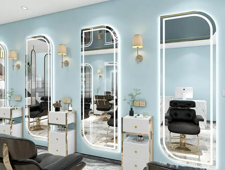 Manufacturers selling European upscale hairdressing salons haircut jingyi mirror. The beauty salon jingyi