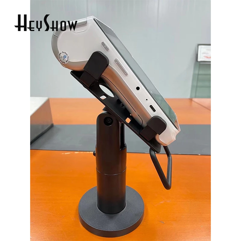 360 Rotate Adjustable POS Machine Holder Cashier Credit Card Machine Stand Base Flexible Security POS Bracket With Long Claw