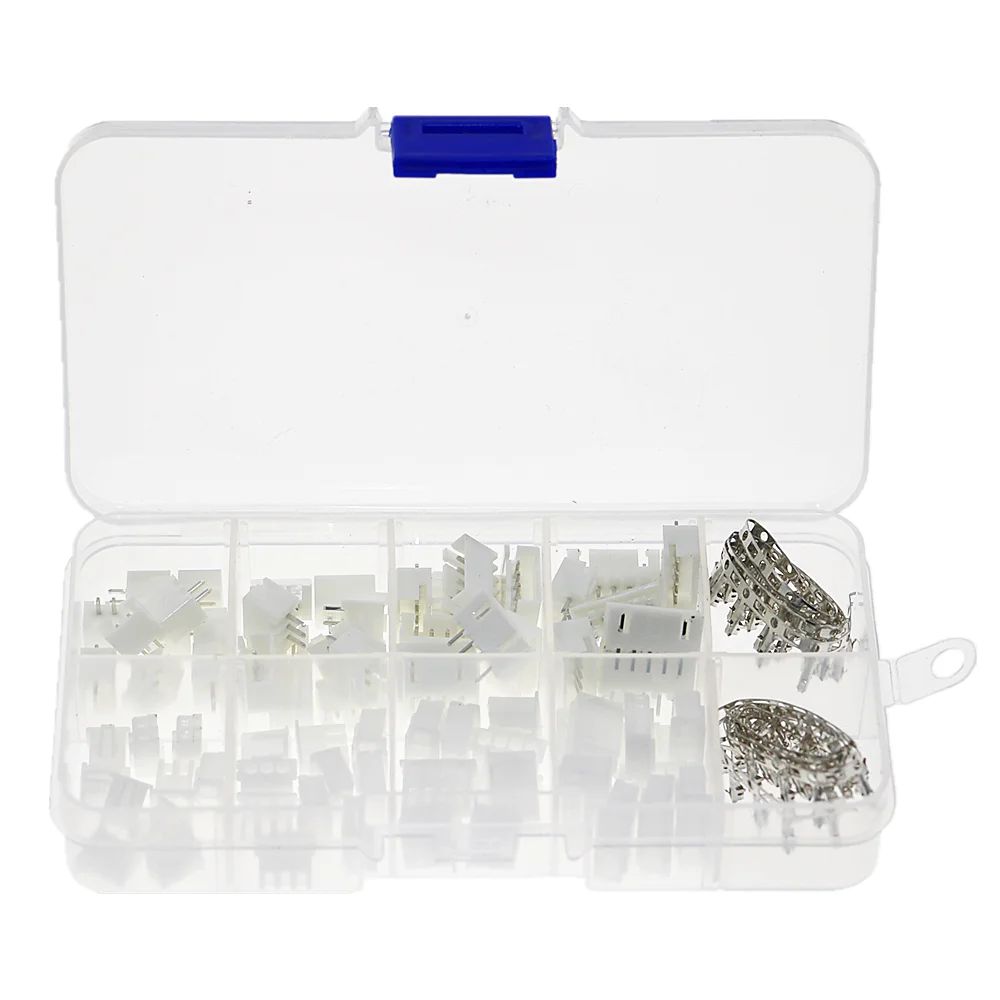 

150pcs XH2.54 2p 3p 4p 5 pin 2.54mm Pitch Terminal Kit / Housing / Pin Header JST Connector Wire Connectors Adaptor XH Kits