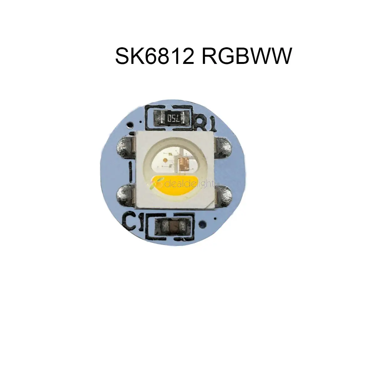 20-500pcs 5050 SMD WS2812B RGB SK6812 RGBW LED Chip Addressable With Mini PCB board (10mm*3mm) Heatsink Black White PCB DC5V