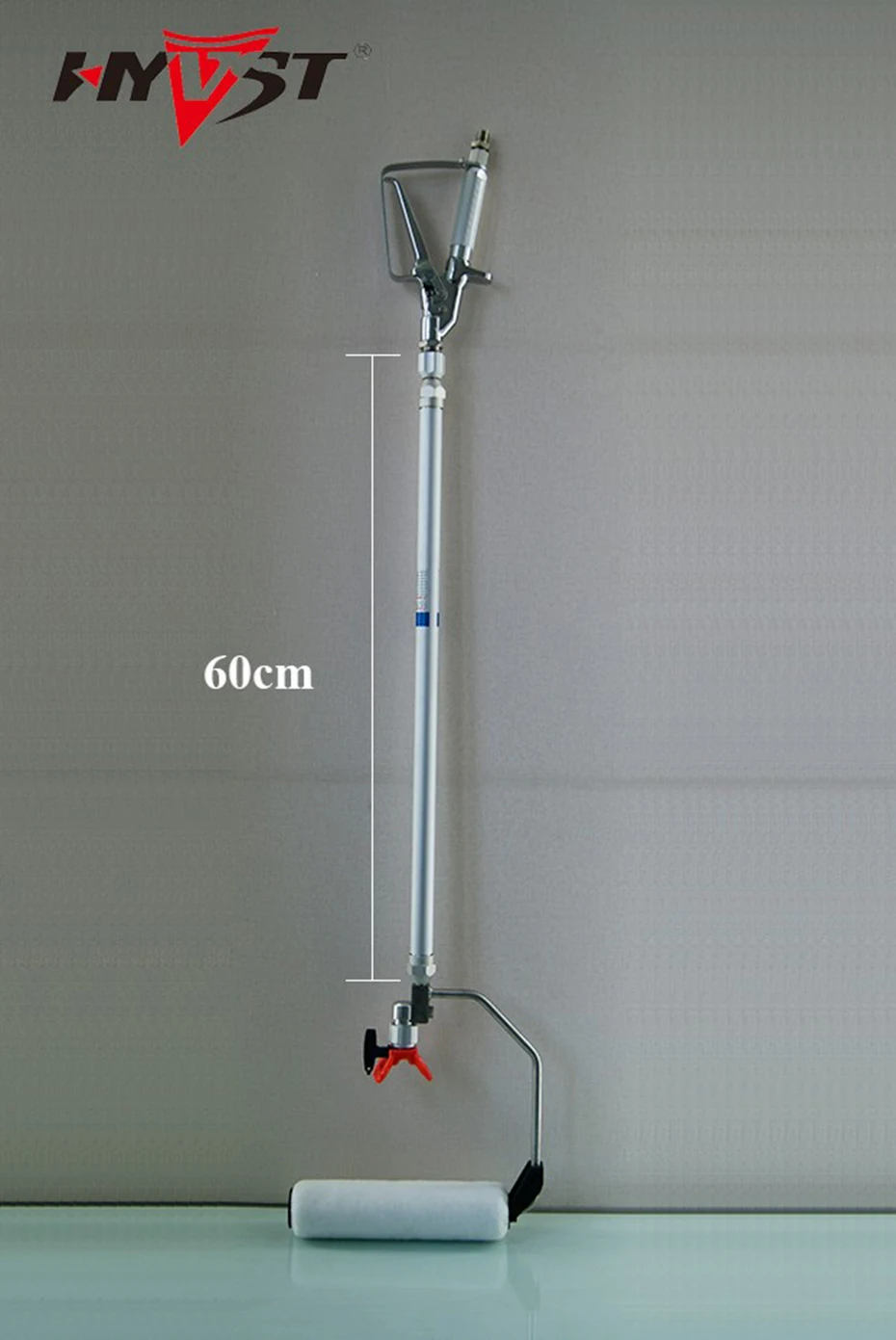 HYVST безвоздушная высокого давления для краски ролик с 60 см расширение Полировка для отделки пальто для безвоздушного покраски узорчатый ролик