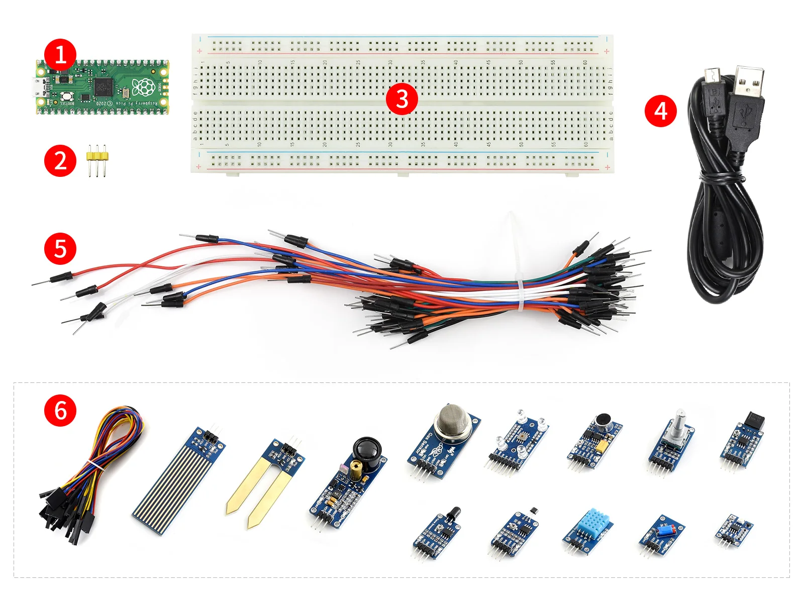 Raspberry Pi Pico with Pre-Soldered, High-Performance Microcontroller Board With Flexible Digital Interfaces, Pre-Soldered Kits
