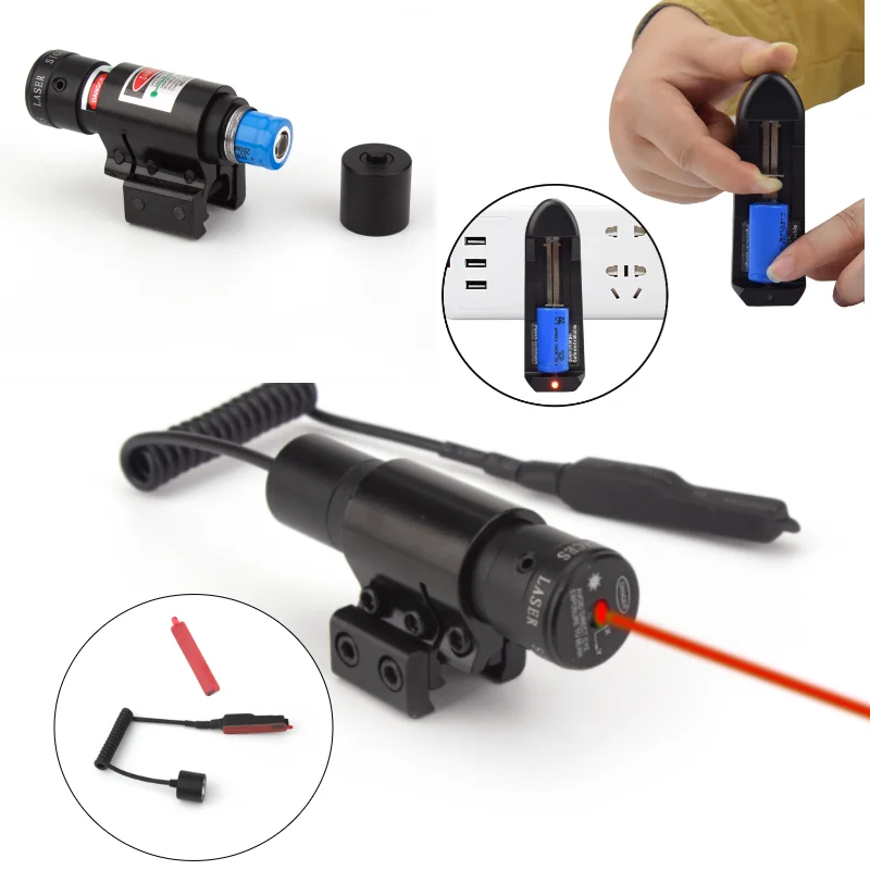 Compact Green  Red Laser Sight Laser Scope Sight Rifle Laser Sight