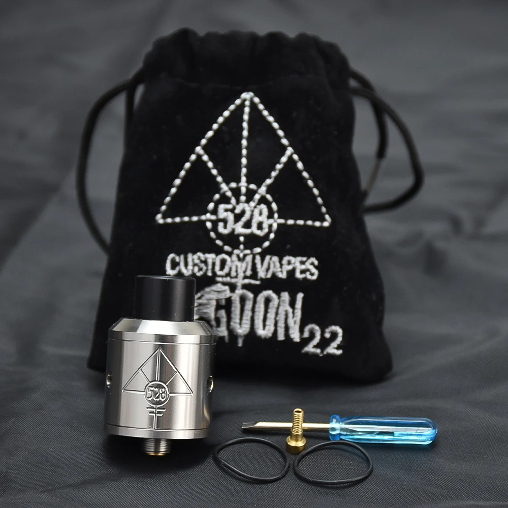 COOLVAPE GOON 528 RDA Vape 24 22 316SS vs Haku Venna V2 RDA atomizer tank for coils & atomizers - gallery image 5