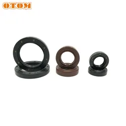 OTOM 32*45*6/14*24*6/18*30*7 Engine Oil Seal NBR Double Lip Spring TC Gasket Radial Shaft Skeleton For KTM 250 400 450 520 525