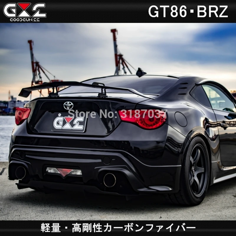 For Toyota GT86 Subaru BRZ Scion FR-SCarbon Fiber rear boot Wing Spoiler Rear Roof Spoiler Wing Trunk Lip Boot Cover Car Styling