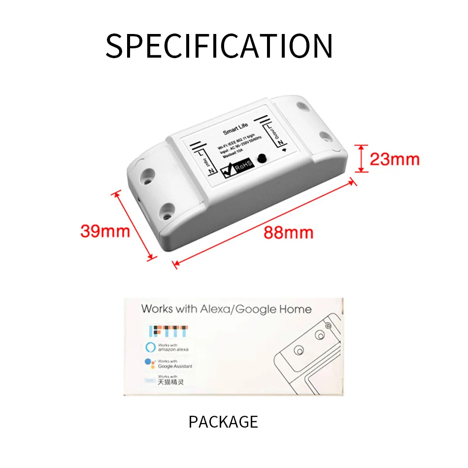 MS-101 Wifi Smart Switch On-off Device Doodle Life Mobile Phone Wireless Tmall Elf Remote Timing