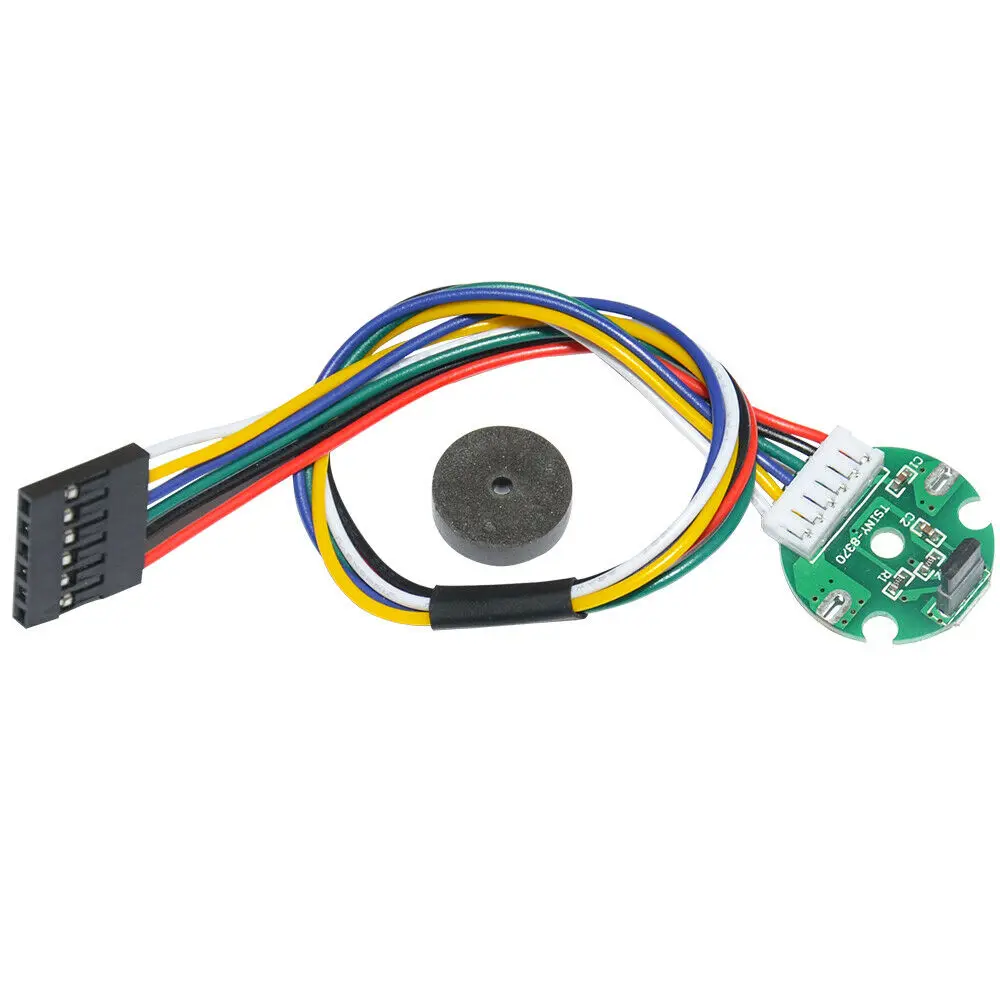 DC2.5V-24V DC Motor Hall Magnetic Encoder High Sensitivity Hall Sensor for 370 Motor Built-in Pull-up Resisto Battery Protection