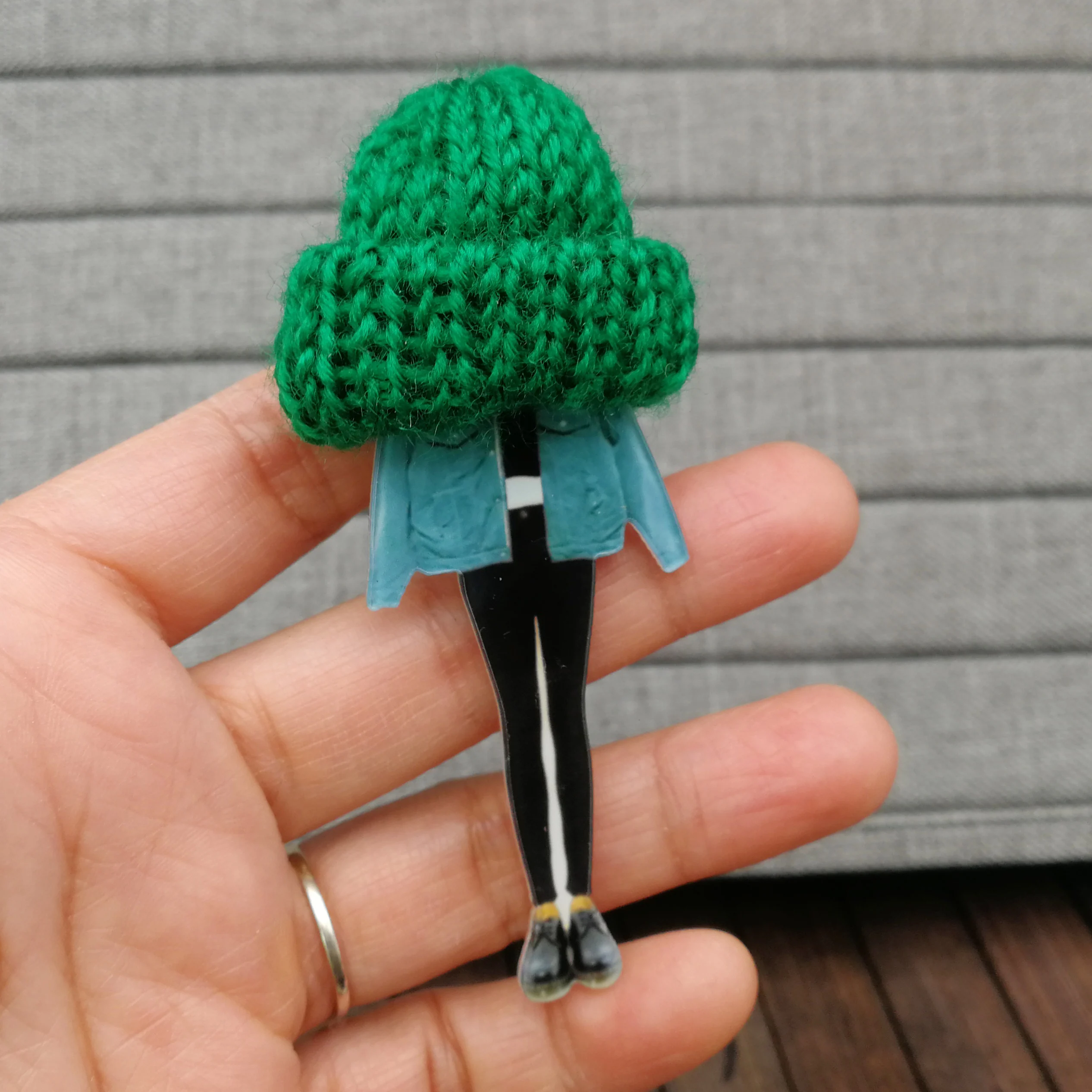 New Acrylic Model Badges Fashion Brooches for Woman Wool Hat Brooch Pins on backpack Girl Gifts Clothing Jewelry Accessories