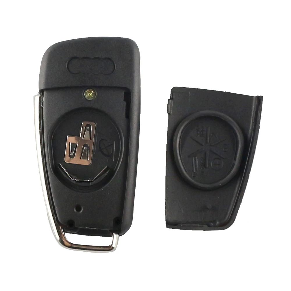 YIQIXIN For Audi Q7 B7 Q3 A3 TT A2 A8 A6 A6L A4 S5 C5 C6 B6 Replacement Remote Car Key Shell 3 Button Folding Car Key Case