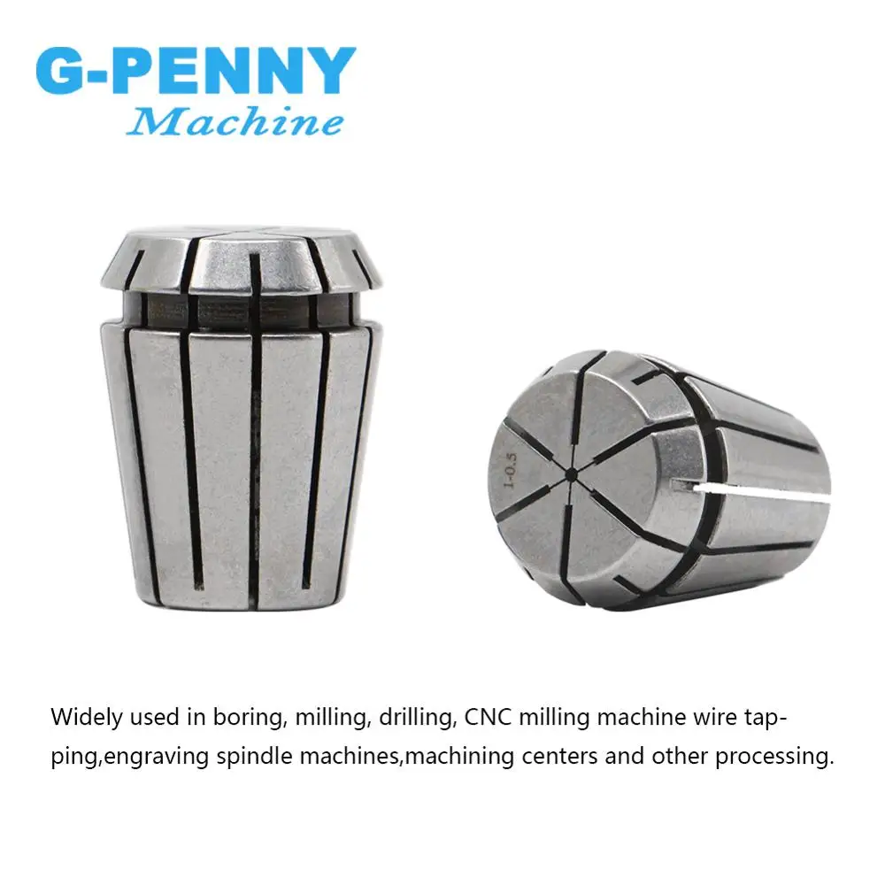 G-Penny 1x ER25 Spring Collet Chuck 0.015mm 1,2,3,4,5,6,7,8,9,10,11,12,13,14,15,16,1/4,1/8,1/2 Milling Lathe Tool Spindle Motor image 6
