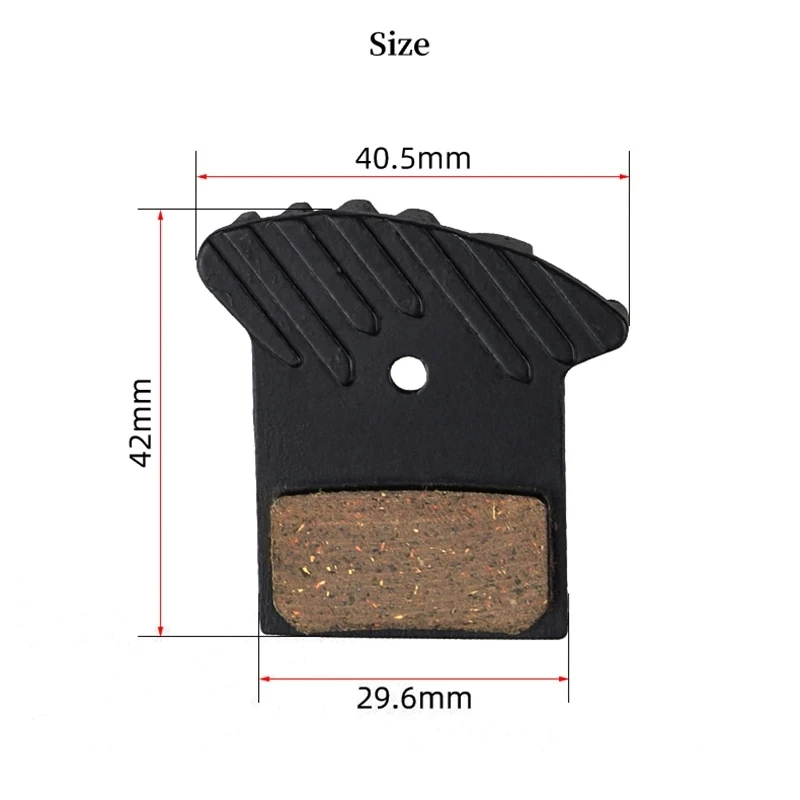 NUTT Bicycle Hydraulic Disc Brake Pad Semi Metal Resin Heat Dissipation Scooter Brake for NUTT Oil Brake Avid BD1 BD3 E9