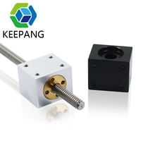 T8 Lead Screw Nut Housing Bracket Converter T8 Anti-backlash Lead Screw Nut 3D Printer Parts For Ender3 CR-10 / Tornado/clone