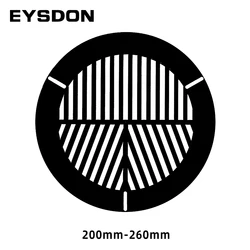 EYSDON Bahtinov Mask Focusing Mask Fish Bone Plate for Telescopes (for Outer Diameter from 200mm-260mm)