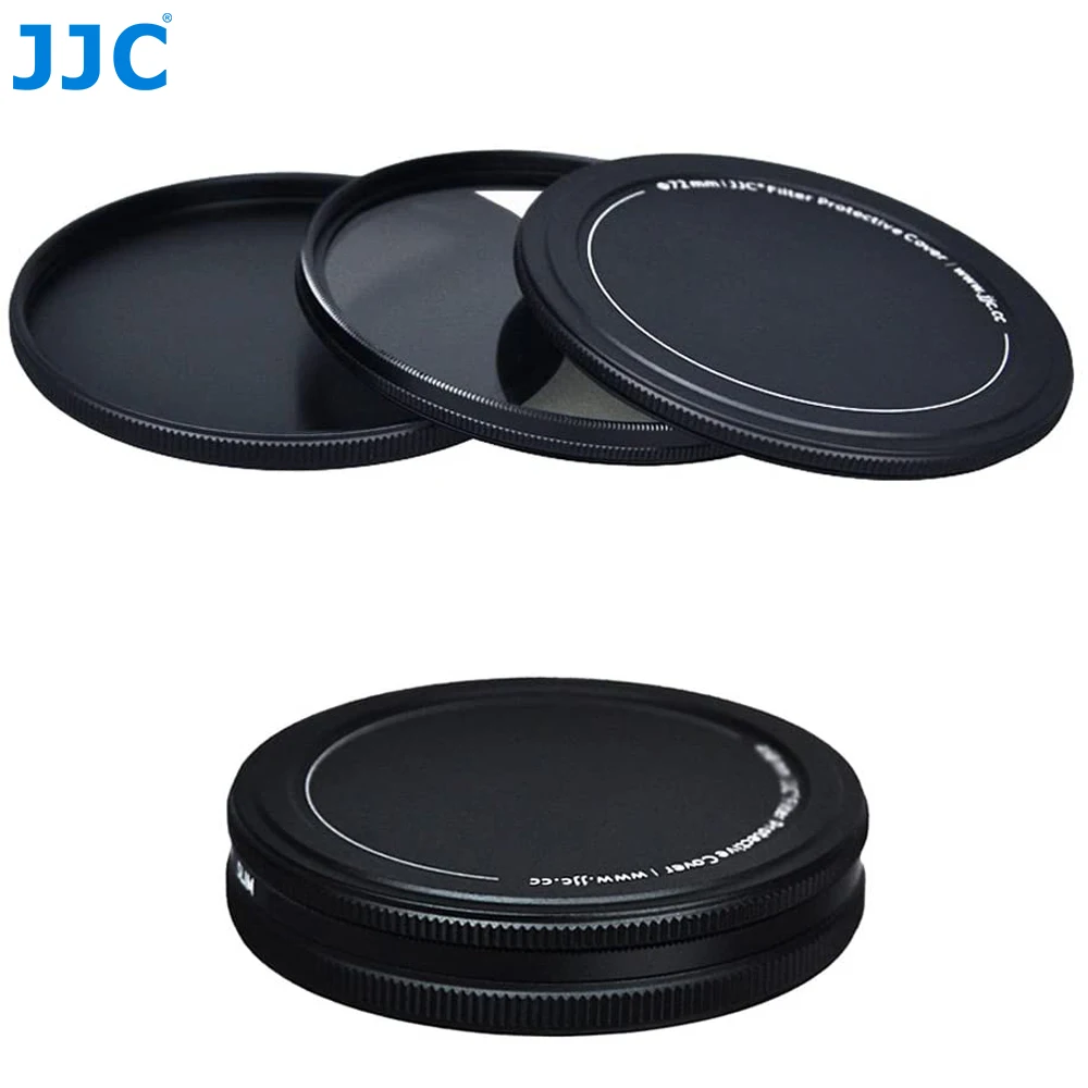 Metal UV CPL ND Lens Filter Case Storage Box 37mm 40.5mm 43mm 46mm 49mm 52mm 55mm 58mm 62mm 67mm 72mm 77mm 82mm Cap Protector