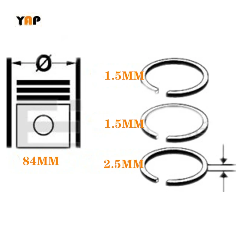 NEW STD Piston Ring Piston Set FOR BMW 135i 335i 535i X6 Z4 E87 E60 E71 E89 N54 3.0L V6 11257577581 11257594453 2007-2010