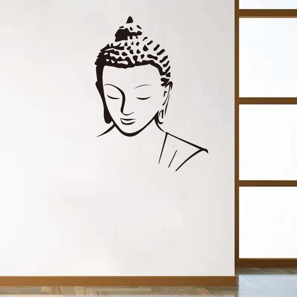 Religion Buddha Pattern Wall Decal Sticker Home Decor Removable Art Vinyl Mural for Living Room Bed room Wall Art decoration