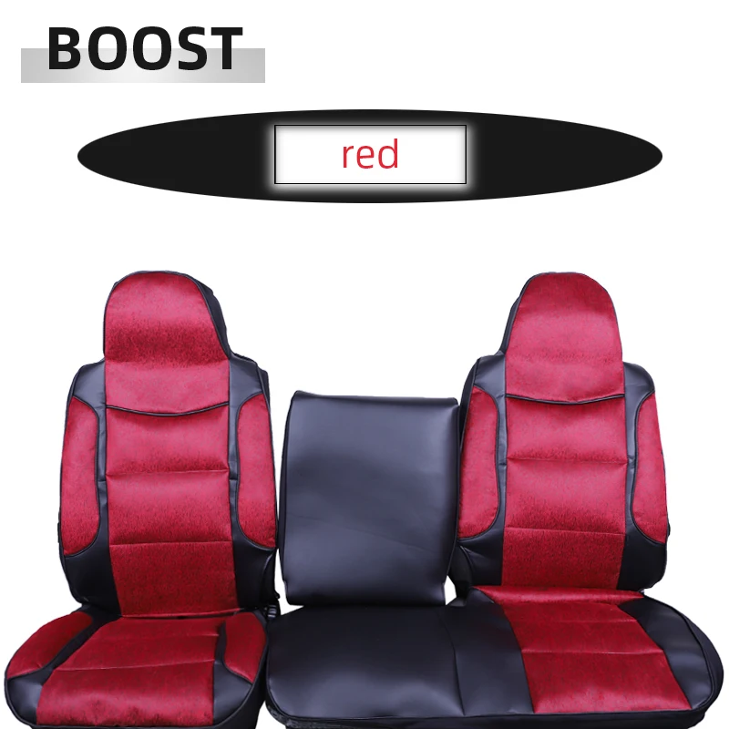 

BOOST Car Seat Cover For Transporter Van For Toyota HIACE 2012 TOWNACE NOHA 4WD 2000 Leather Right Steering Wheel