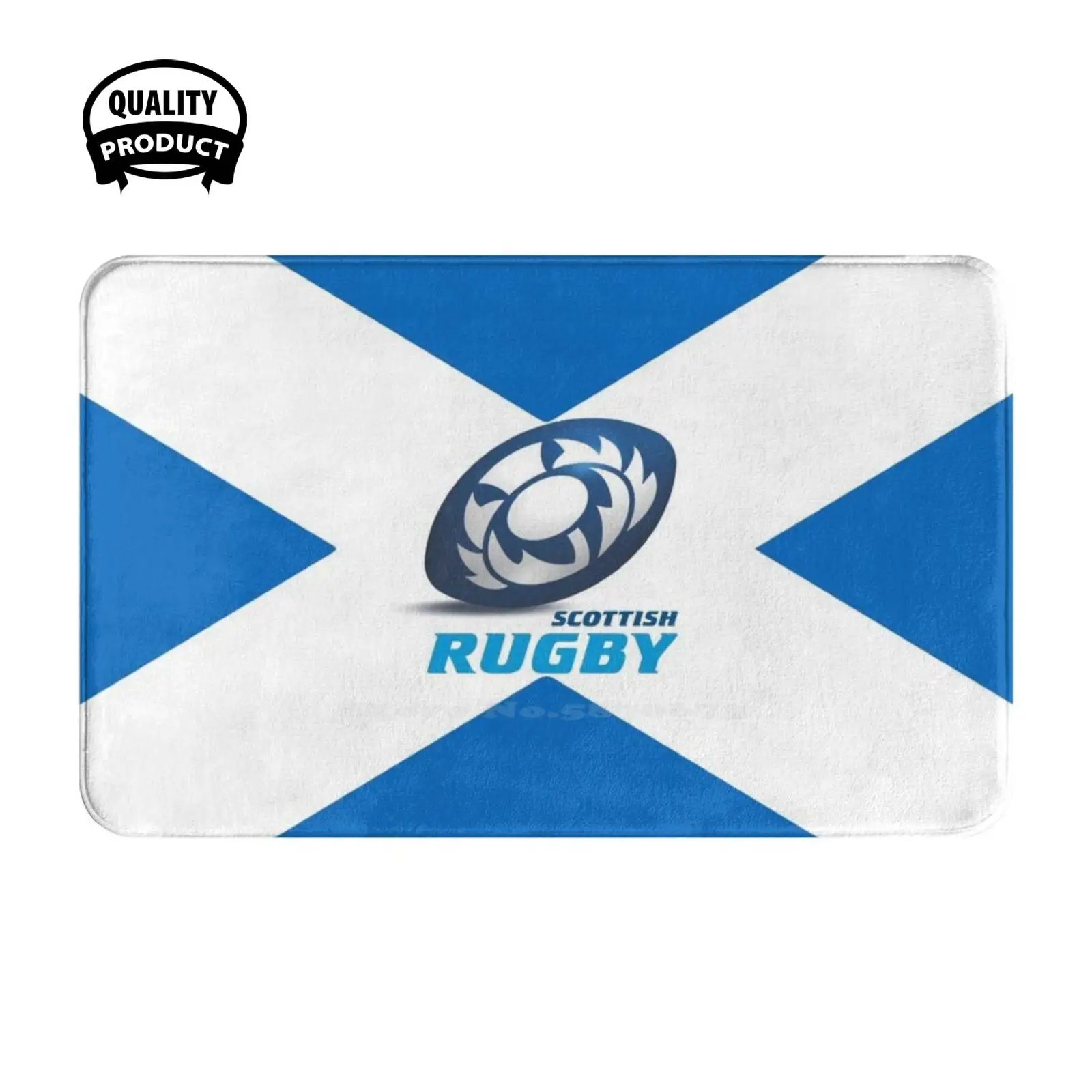 Scotland Rugby Soft Cushion Home Carpet Door Mat Car Rug Rugby Scotland Rugby Team Scotland Scotland Team Scotland Rugby Fan