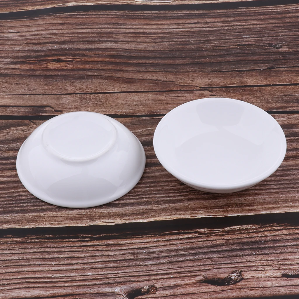 2 Pcs Ceramic Aroma Lamp Dish Plate Lid for Electric Fragrance Diffuser Lamp Oil