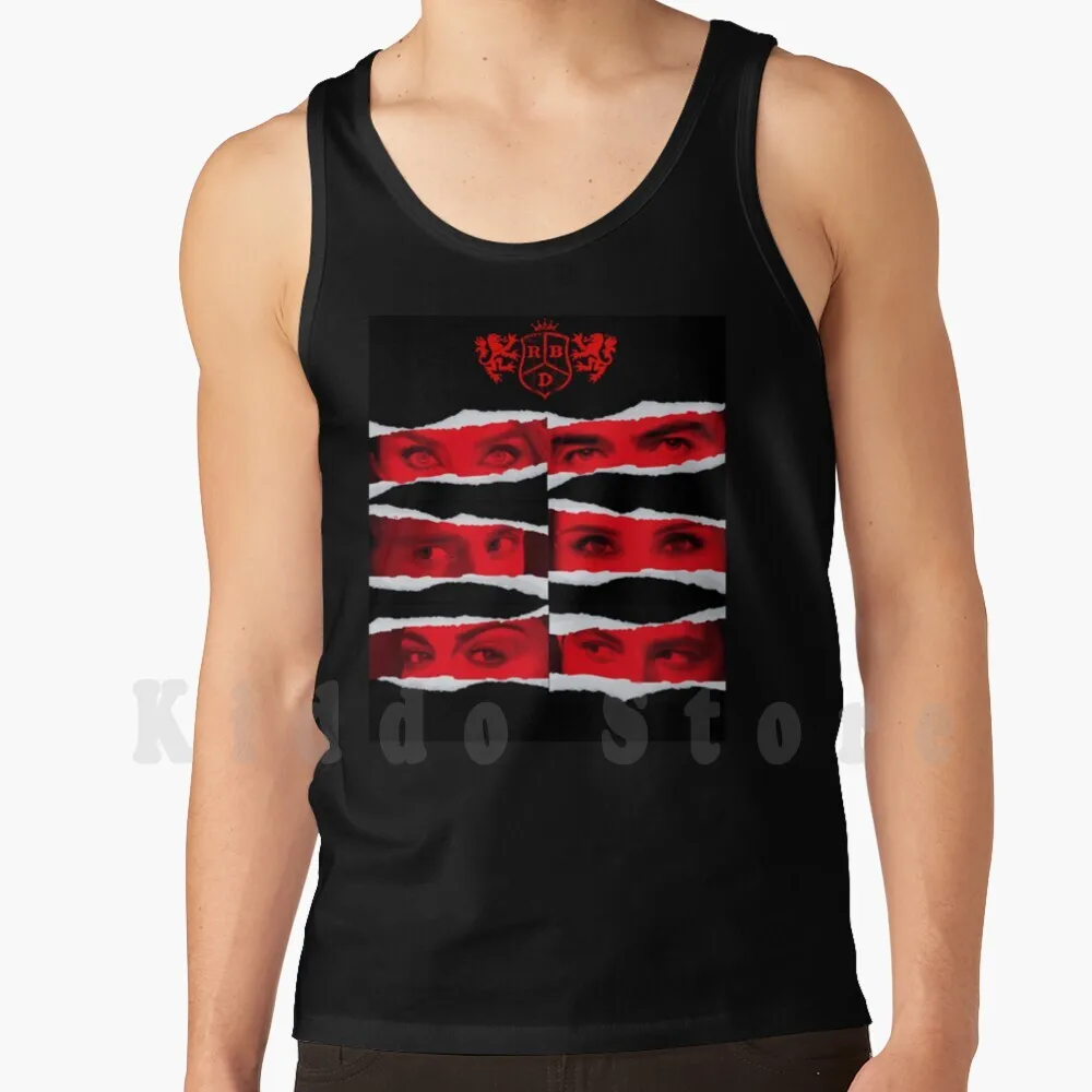 Camisetas sin mangas RBD 100% algodón, RBD Rebelde, concierto en vivo, Anahi, Dulce María, Maite Perroni, Christian Chávez, Poncho
