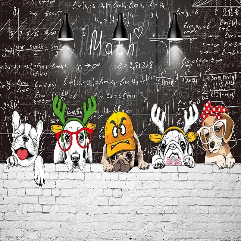 مخصص ذاتية اللصق خلفية ثلاثية الأبعاد لطيف الحيوان شخصية مطعم غرفة نوم الأطفال صور جداريات حائطية ثلاثية الأبعاد ملصق مضاد للمياه #3