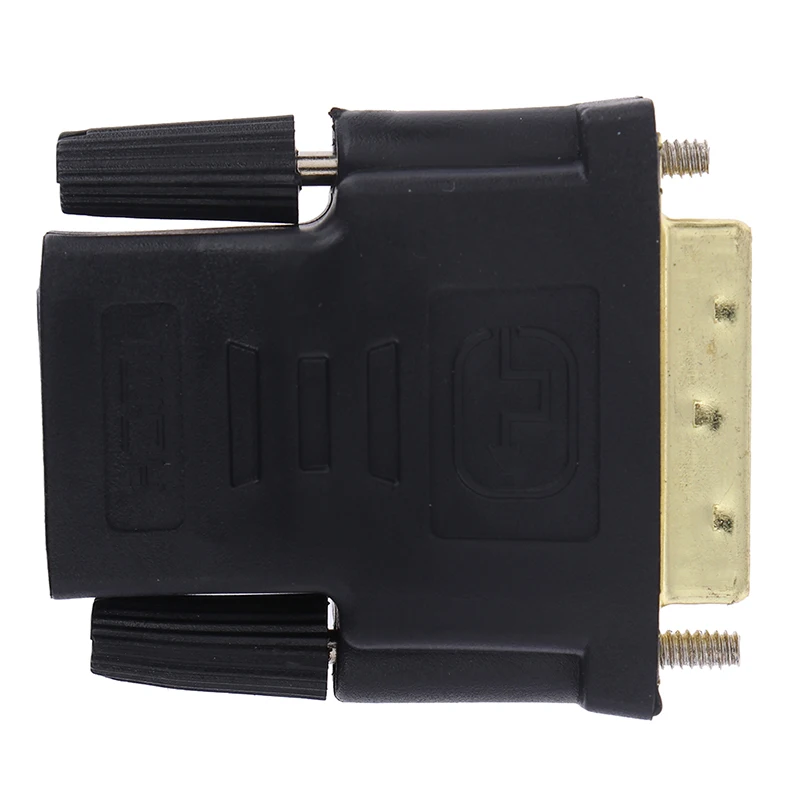 Hot sale 1pc DVI D 24+1 Pin Male To  Female Adapter Converter HDTV Cable Switch for PC PS3 Projector HDTV  Converter