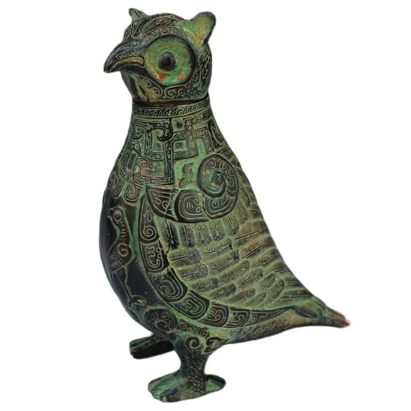 

Bronze Owl Bird Home Decoration Ornaments.