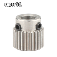 MK7 MK8 Extruder Drive Gear Bore 5mm 26 Teeth Stainless Steel Drive Feeding Gear Wheel for 3D Printer Extruder