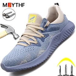 Indestructible Safety Shoes Men Work Shoes Steel Toe Cap Work Sneakers Male Industrial Shoes Anti-Puncture Protective Shoes 48