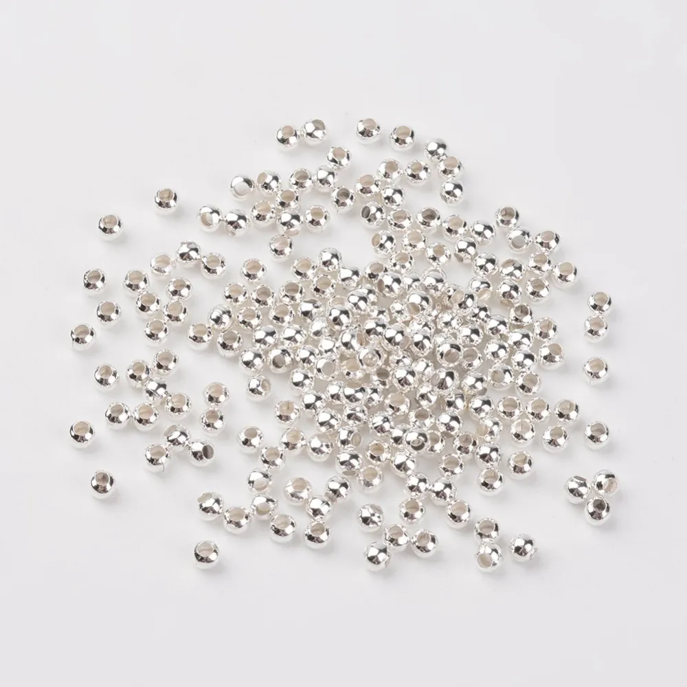 

10000pc Iron Spacer Round Beads 3x3mm for jewelry making Bracelet Necklace Accessories, Hole: 1.2mm