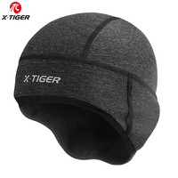 X-TIGER Man Winter Windproof Thermal Fleece Cycling Cap Running Skiing Motocycle Riding Head Hat Woman MTB Bike Cycling Headwear