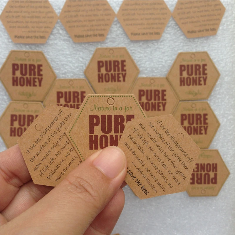 1000pcs 40x40mm custom printing kraft paper tags sock packing hang tag mini cards color sticker sealing labels