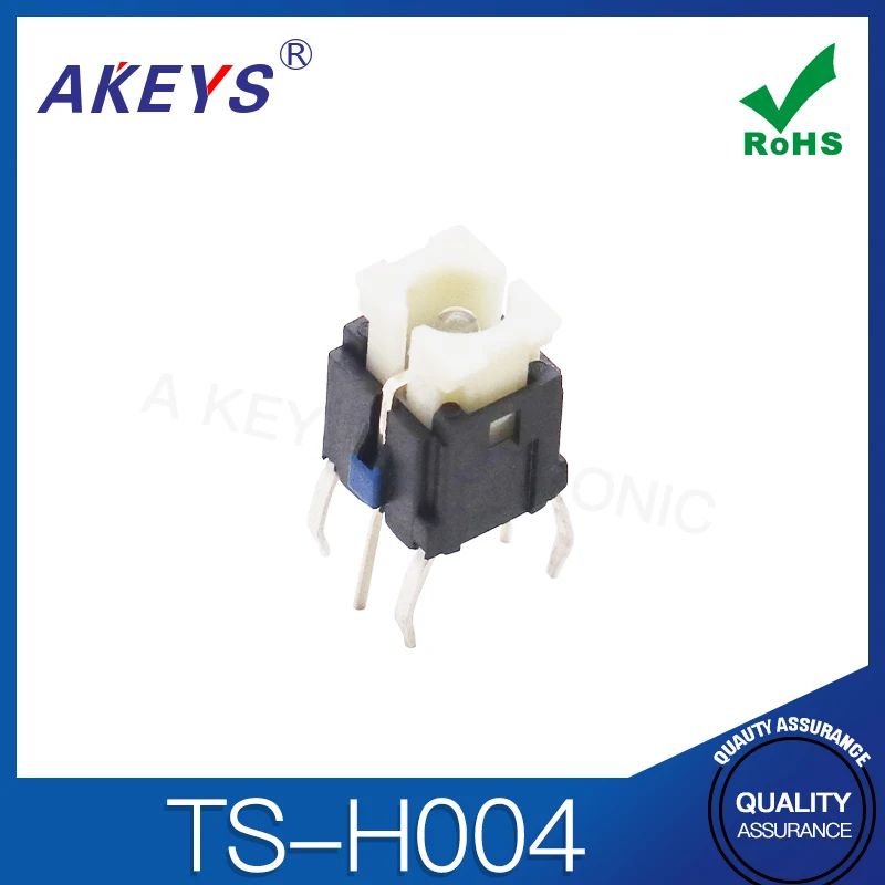 TS-H004 light switch 6 *6*9 touch the key switch, red, blue, white and green light 6x6 with LED light