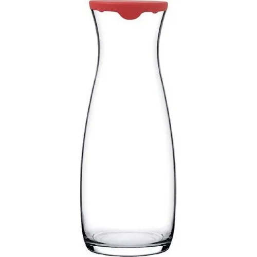 Pitcher with lid Red Water Jug Water Bottle, Musluklu Lemonade, Glass Teapot, Beverage Dispenser Musluklu Lemonade 2l