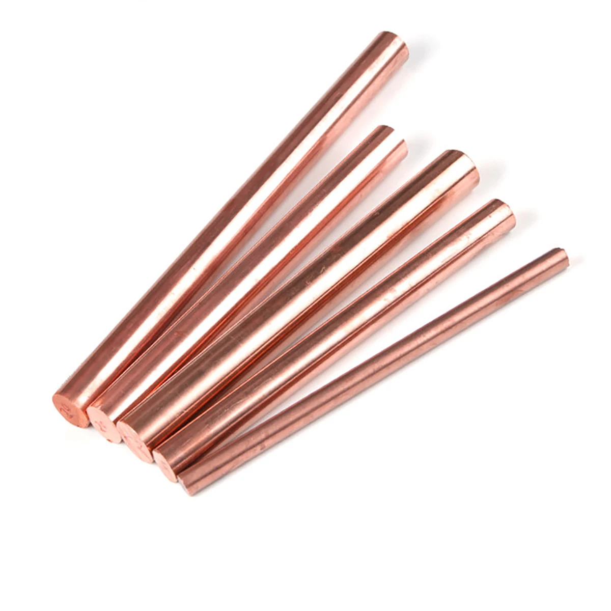 1 pz diametro 5-30mm T2 rame rosso barra tonda asta rame puro lunghezza bastone 200mm 500mm per fresatura saldatura lavorazione dei metalli